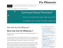 Tablet Screenshot of fixphimosis.com